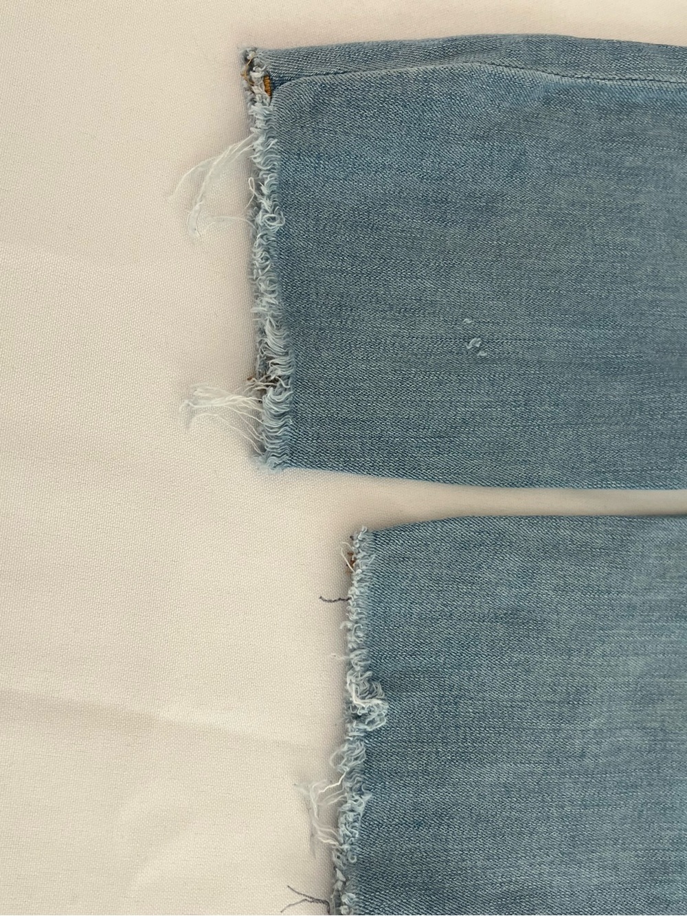 DL1961 Light Blue Distressed Straight Leg Jeans - Picture 9 of 10
